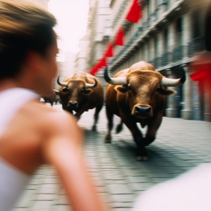 Stier rastet bei Volksfest aus - Mann (62) tot, 60-Jähriger schwer verletzt