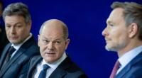 Olaf Scholz, Robert Habeck und Christian Lindner büßen bei Umfragen an Beliebtheit ein.