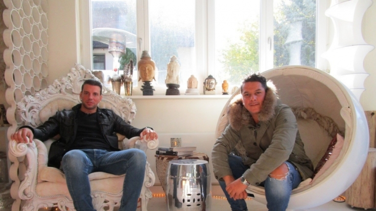 Marco von Reeken (l.) und Ghanem Ghezal duellieren sich bei