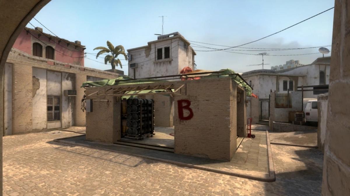 Das Setting der CS:GO-Map Mirage entf&uuml;hrt die Spieler in eine lebhafte, von orientalischer Architektur gepr&auml;gte Umgebung mit exotischen Basaren, alten Ruinen und engen Gassen. (Foto)