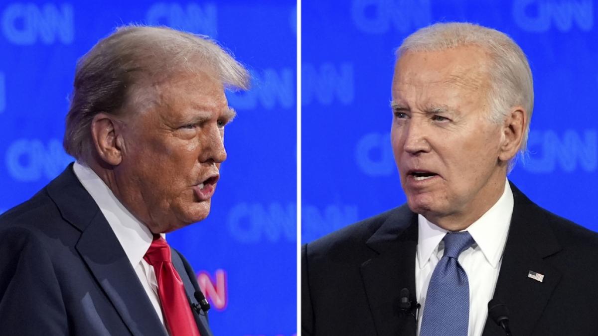 Donald Trump fordert Joe Biden zu einem "Mann gegen Mann"-Duell heraus. (Foto)