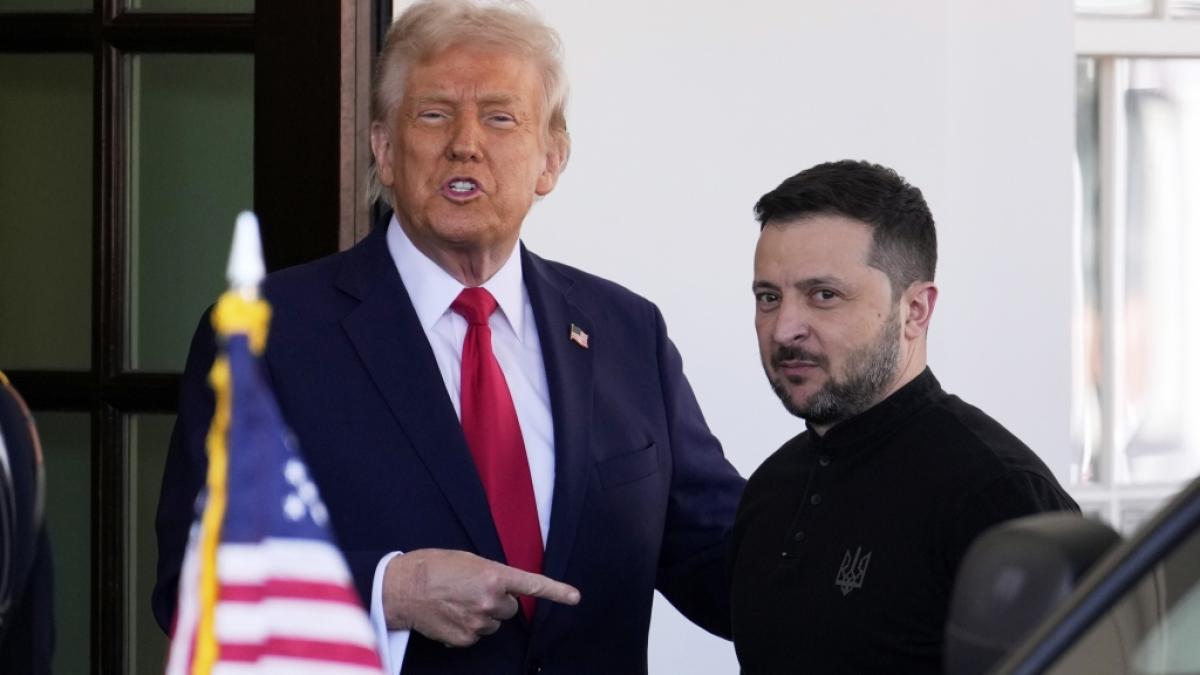 Eine Aussage Donald Trumps zur Situation ukrainischer Soldaten in Kursk hat der ukrainische Pr&auml;sident Wolodymyr Selenskyj als L&uuml;ge entlarvt. (Foto)