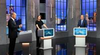 Scholz, Baerbock und Laschet beim letzten TV-Triell.