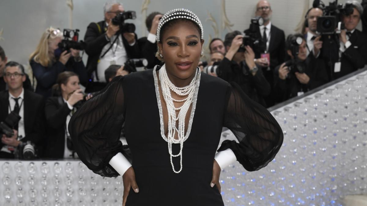 Tennisstar Serena Williams verk&uuml;ndete auf der Met-Gala 2023 ihre zweite Schwangerschaft. (Foto)