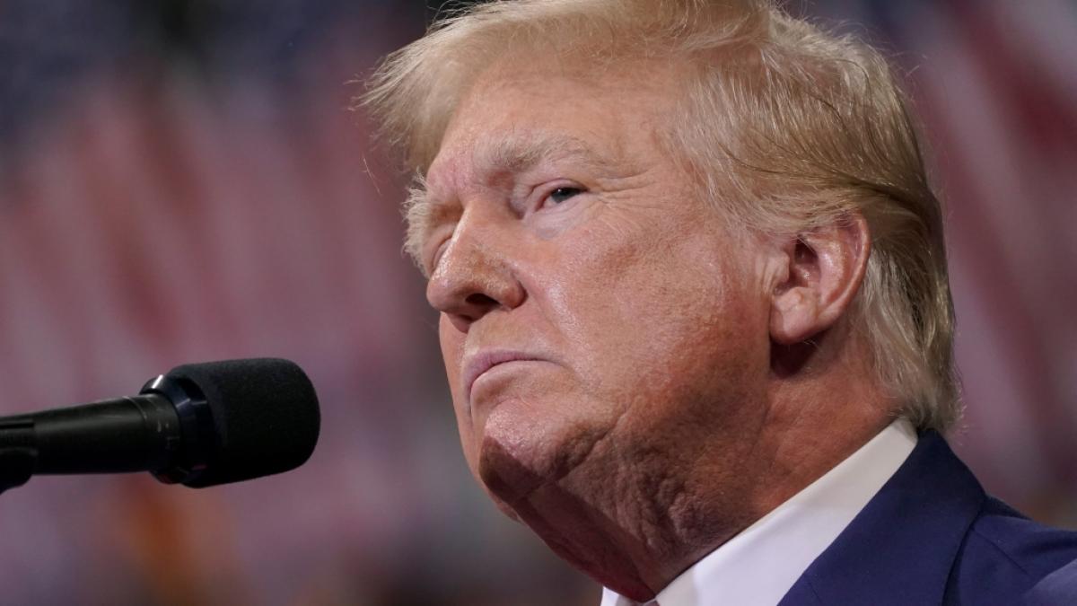 Donald Trump wird wegen Betrugs angeklagt. (Foto)