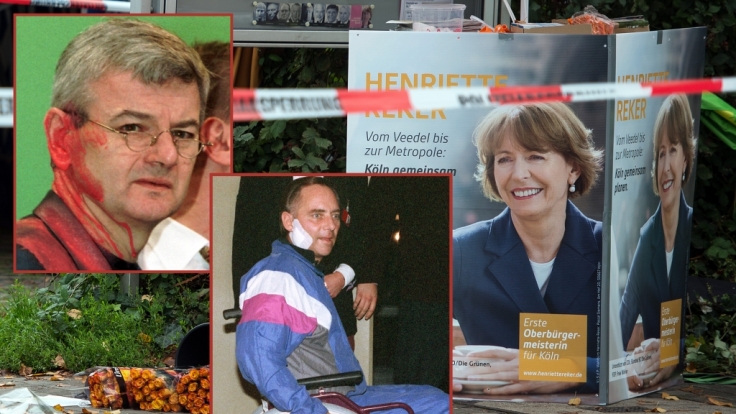 Henriette Reker, Joschka Fischer, Wolfgang Schäuble - sie alle wurden Opfer blutiger Attentate.