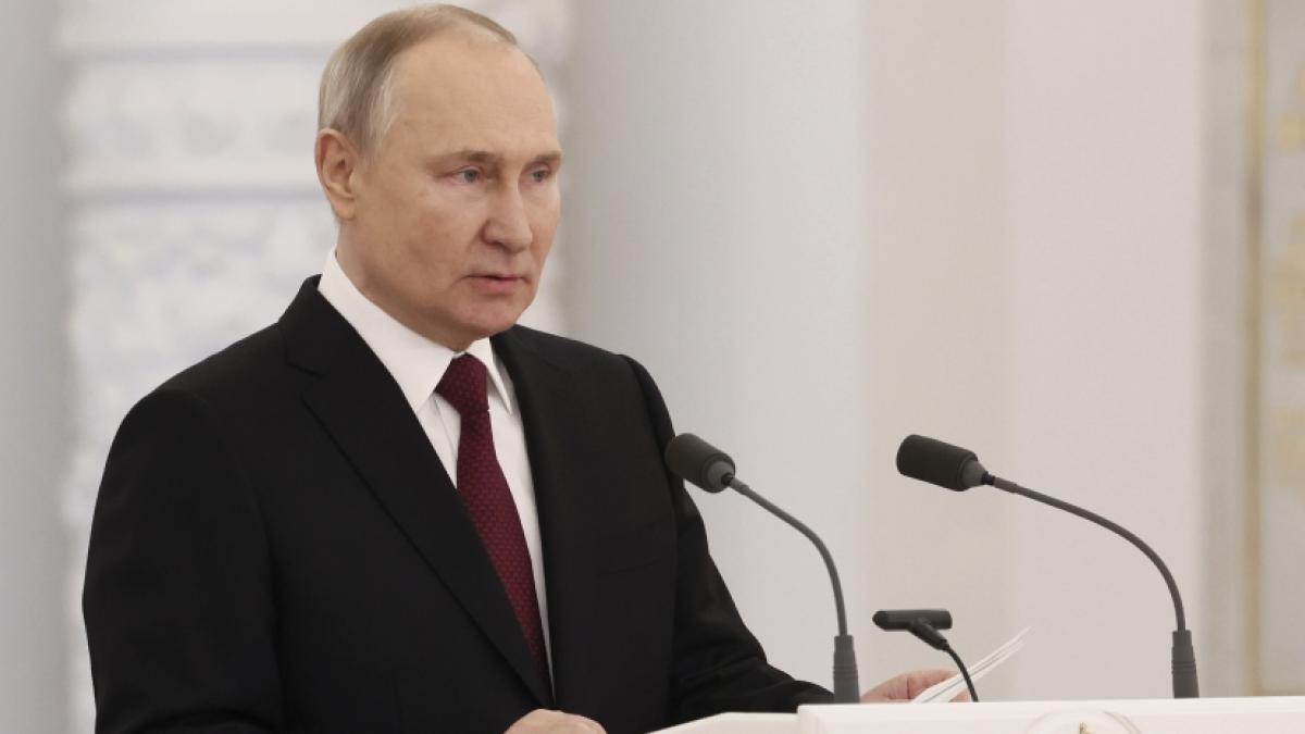 Wladimir Putin wirkte bei einem Auftritt wie betrunken. (Foto)