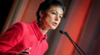 Sahra Wagenknecht freut sich über starke Umfragewerte für ihre neue Partei.