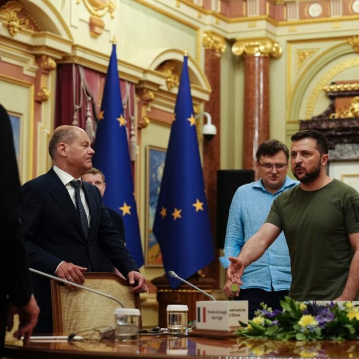Scholz: Russland darf keinen Diktatfrieden durchsetzen können