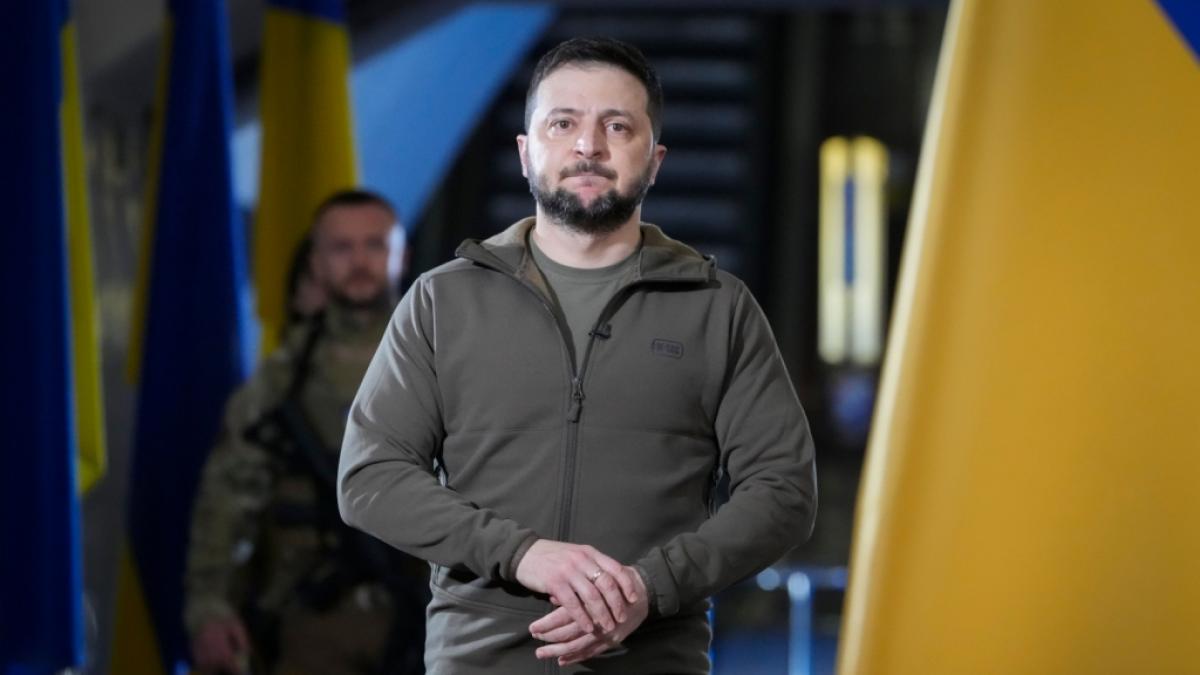 Der ukrainische Pr&auml;sident Wolodymyr Selenskyj erwartet eine US-Delegation in Kiew. (Foto)