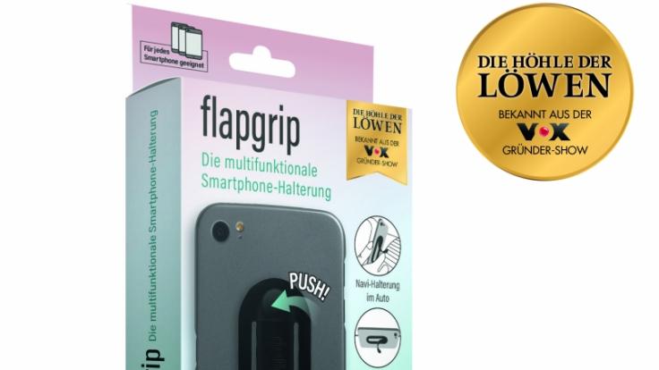flapgrip ist eine multifunktionale Smartphone-Halterung.