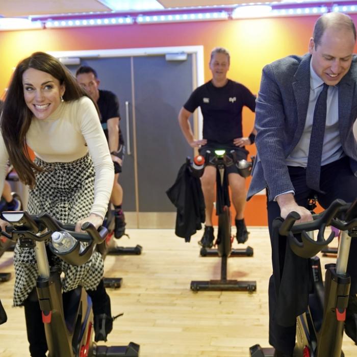 Abstrampeln zwecklos! Sogar in hohen Hacken flitzt Kate Prinz William davon