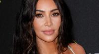 Kim Kardashian ist plötzlich ganz scheu.