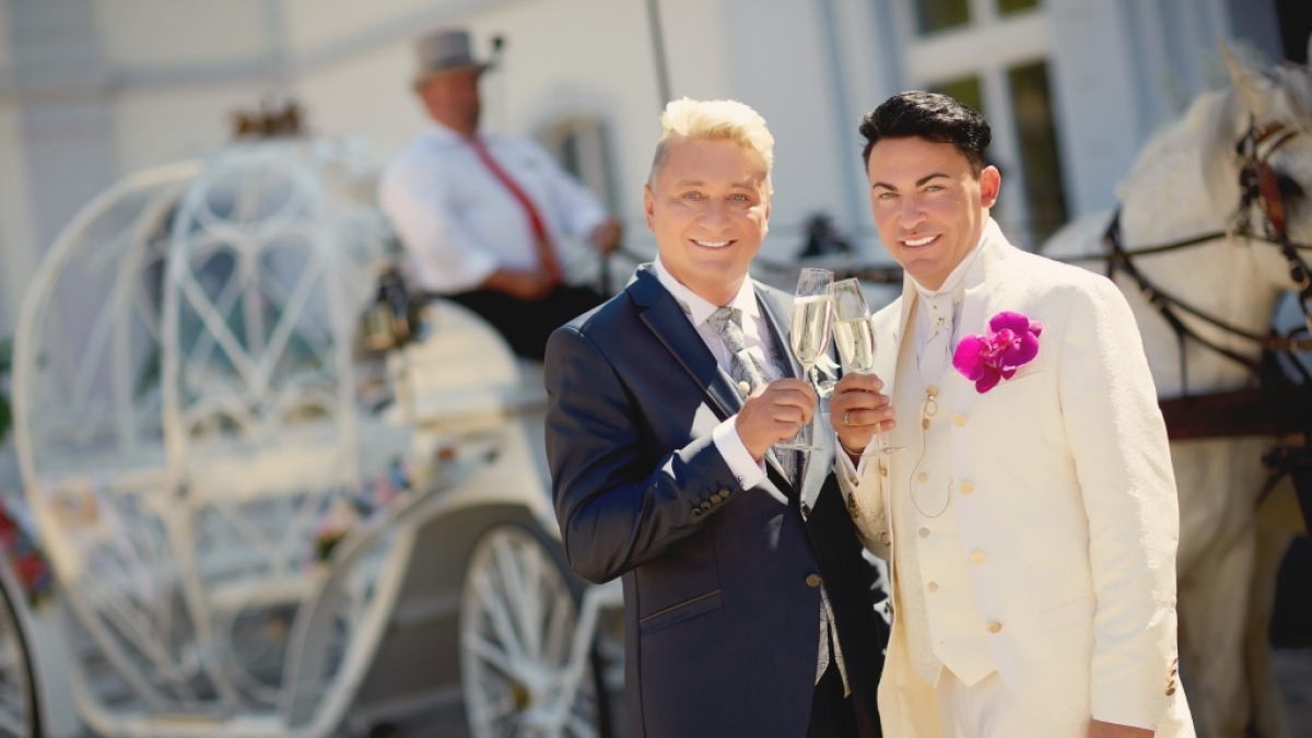 Hubert Fella und Matthias Mangiapane haben den Schritt gewagt und sich das Ja-Wort gegeben. (Foto)
