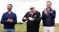 Donald Trump mit seinen beiden Söhnen Donald Trump Jr. (l.) und Eric Trump (r.).