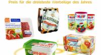 Zum vierten Mal hatte die Verbraucherschutzorganisation Foodwatch zur Wahl des Goldenen Windbeutels für die dreisteste Lebensmittel-Lüge aufgerufen.