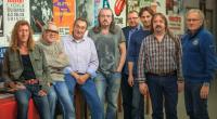 Stephan Trepte (2.v.l.), hier mit seinen Wegbegleitern der Band 