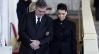 Marcelo Ebrard (l), Außenminister von Mexiko, und seine Frau Rosalinda Bueso Asfura.