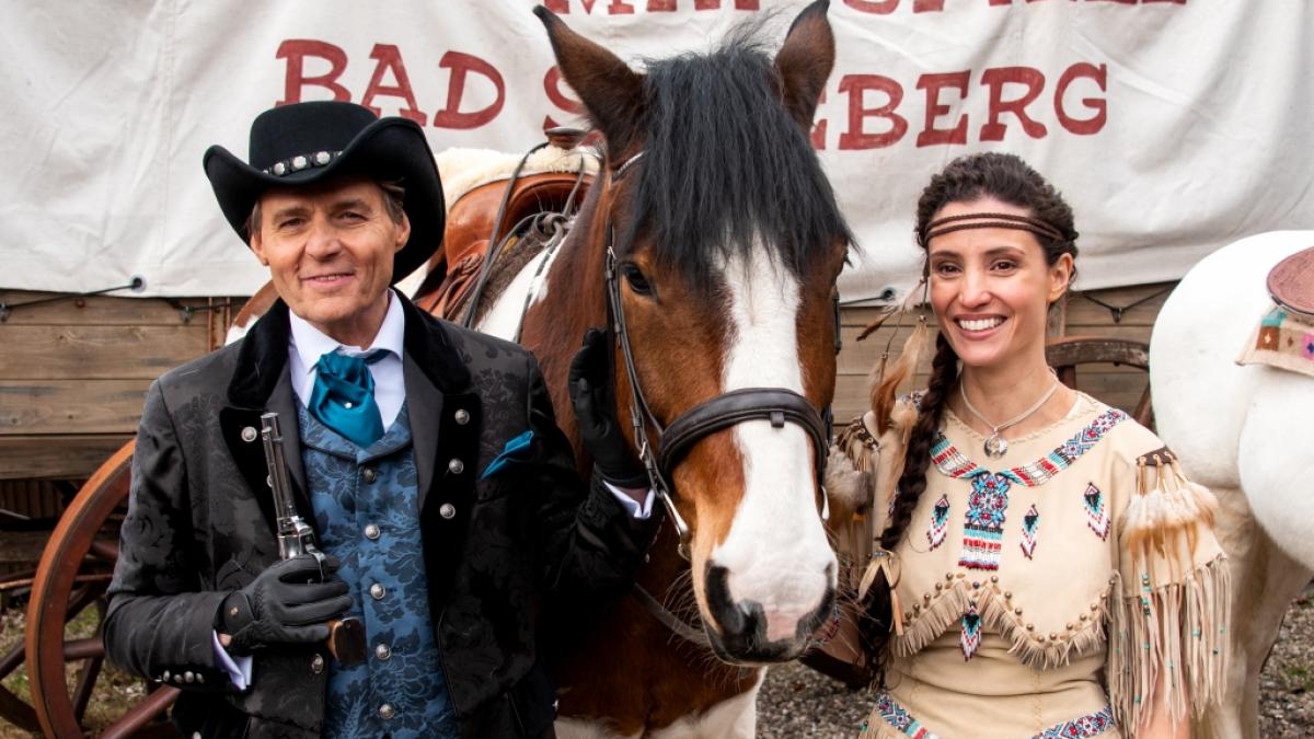 GZSZ-Star Wolfgang Bahro mit Nadine Menz in Bad Segeberg. (Foto)