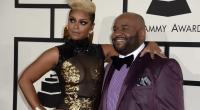 Musikproduzent LaShawn Daniels, hier mit seiner Ehefrau April Daniels bei den Grammy Awards 2014, ist mit 41 Jahren gestorben.