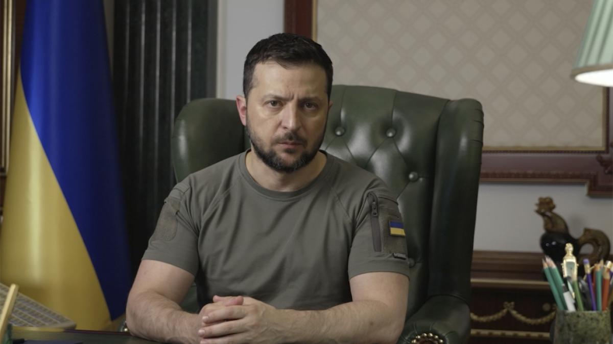 Der ukrainische Pr&auml;sident Wolodymyr Selenskyj warnte Moskau, dass der bereits seit fast f&uuml;nf Monaten andauernde Ukraine-Krieg auch in Russland nicht folgenlos bleiben werde. (Foto)