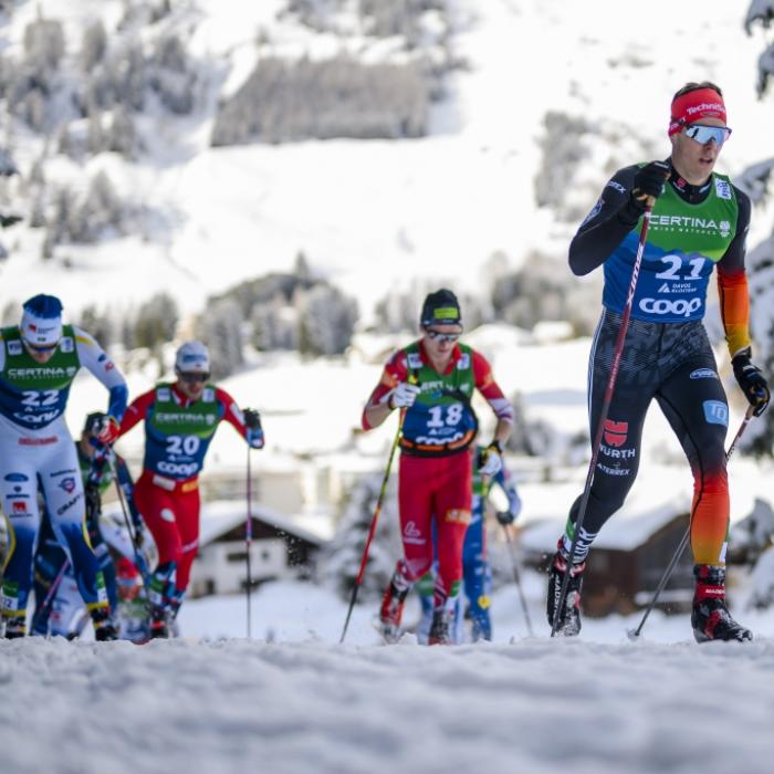 Moch Dritter auf der Alpe Cermis - Klaebo gewinnt Tour