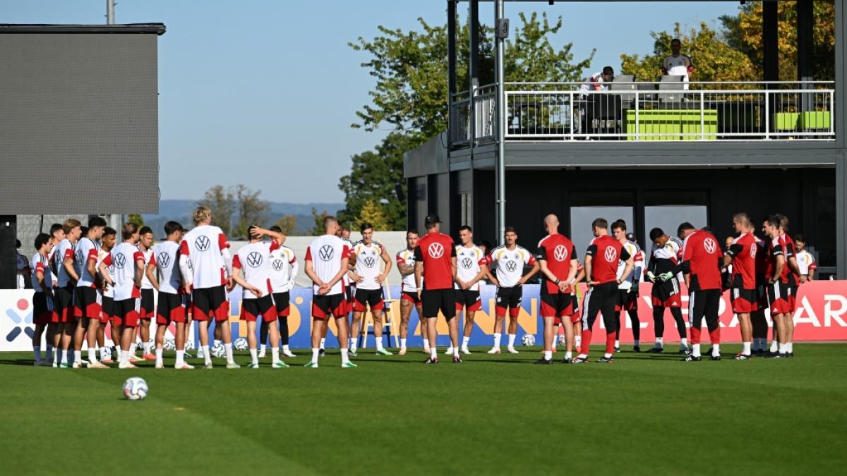 Die DFB-Elf trainiert vor dem Nations-League-Spiel gegen Serbien. (Foto)