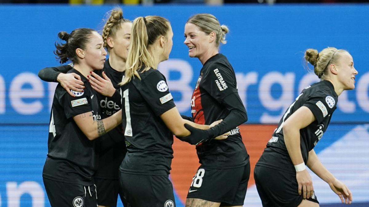 Die&nbsp;Eintracht-Frankfurt-Frauen&nbsp;spielen in der Champions League 2024 in Gruppe A. (Foto)