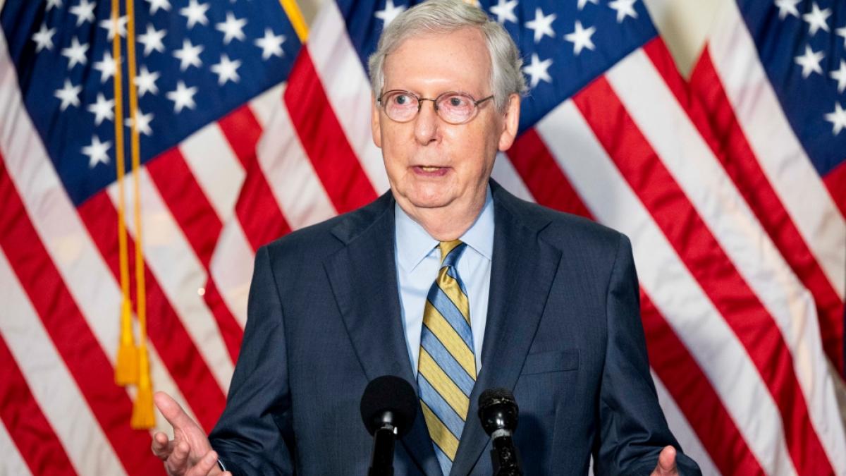Was ist mit Mitch McConnell los? Seit Wochen liegt der 84-j&auml;hrige US-Senator im Krankenhaus &ndash; &uuml;ber seinen tats&auml;chlichen Gesundheitszustand herrscht weitgehend Unklarheit. (Foto)