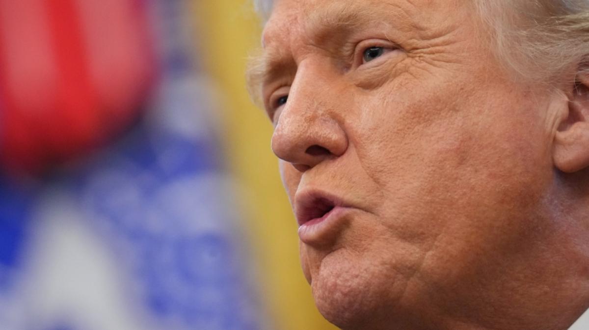 Donald Trump konnte wieder einmal nicht an sich halten. (Foto)