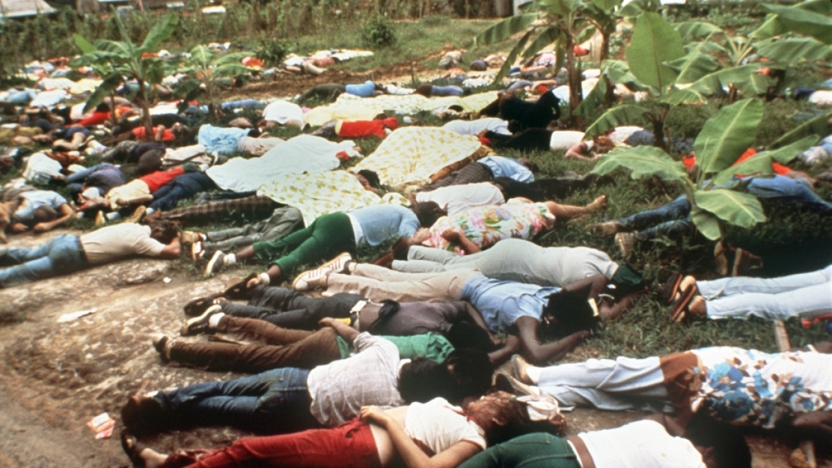 1978 starben 923 Mitglieder der Sekte Peoples Temple. (Foto)
