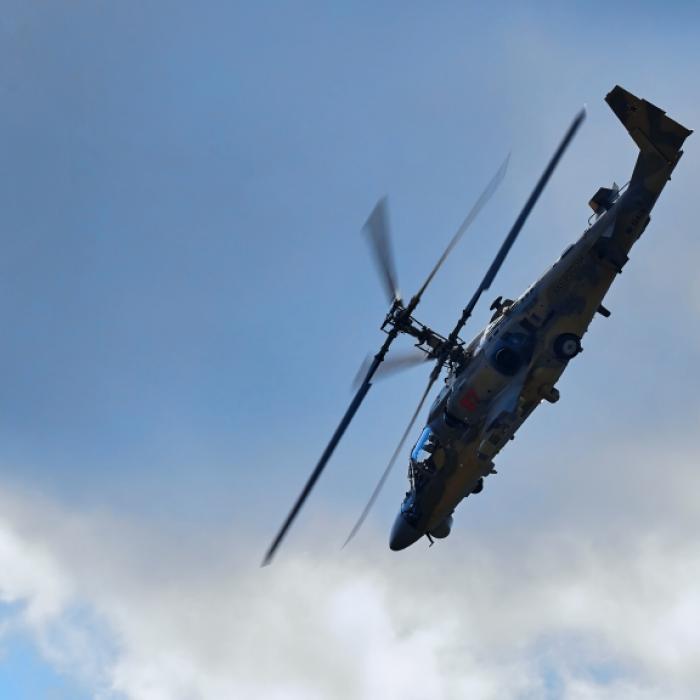 Kampfhubschrauber Ka-52 abgeschossen - Aufnahme zeigt zerstörten 