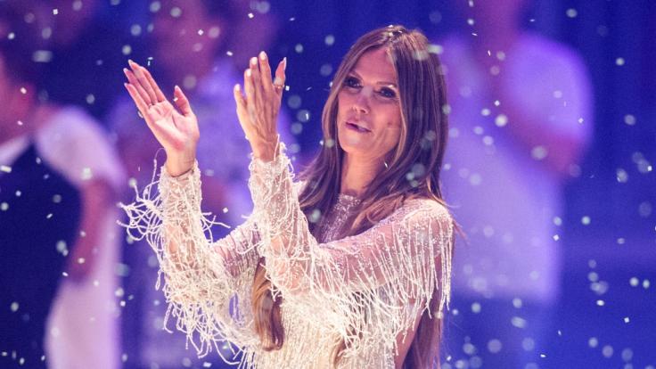 Topmodel-Chefin Heidi Klum nach dem Umstyling im GNTM-Finale