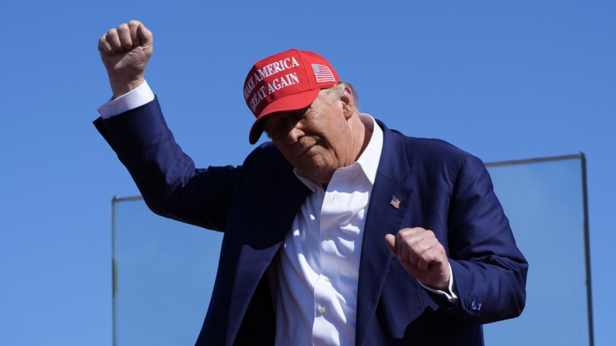 Donald Trump will die US-Macht im Weltall weiter ausbauen. Hilfe erhofft sich der Republikaner dabei von Elon Musk. (Foto)