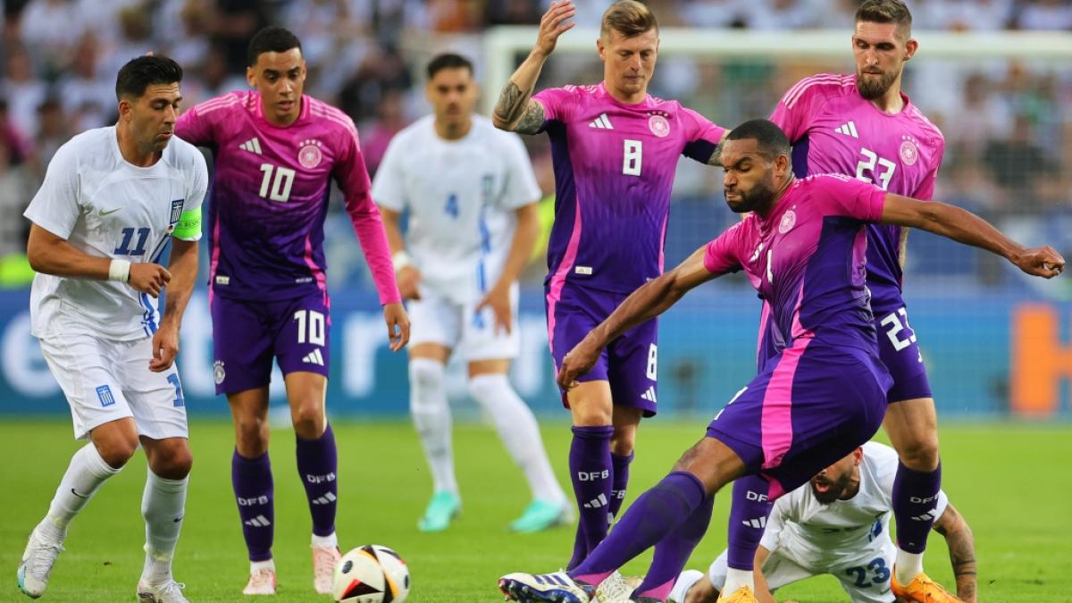 Das letzte Testspiel vor der EM zwischen Deutschland und Griechenland war eng. (Foto)