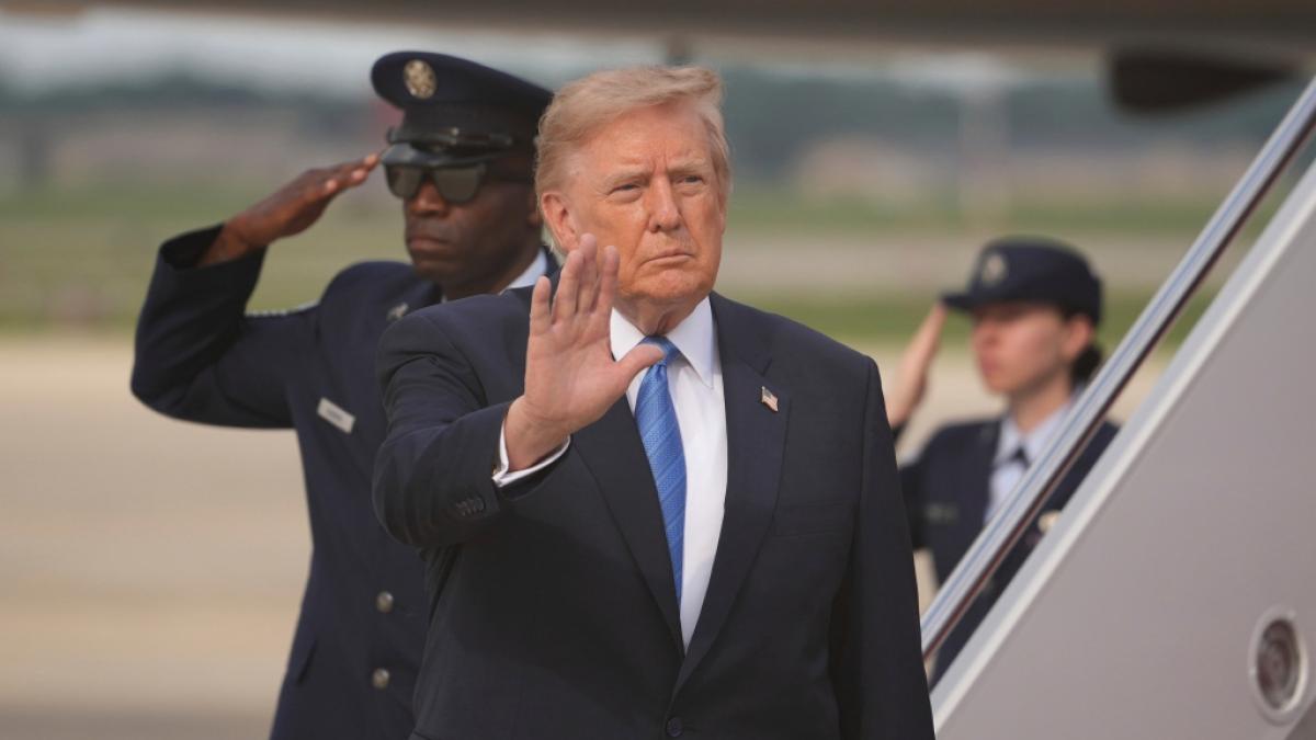 Donald Trump teilte ein&nbsp;bizarres Video mit bewaffneten Kanadag&auml;nsen. (Foto)