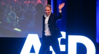 Alice Weidel bei einer Wahlkampfveranstaltung.