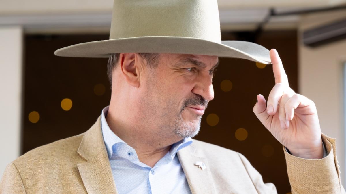 Markus S&ouml;der lebt seinen Cowboy-Traum: Der bayerische Ministerpr&auml;sident unternimmt eine mehrt&auml;gige Reise in den USA mit Stationen in den Bundesstaaten Texas und South Carolina. (Foto)