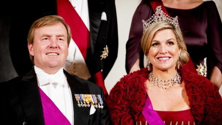 Willem-Alexander der Niederlande mit seiner Frau Máxima.