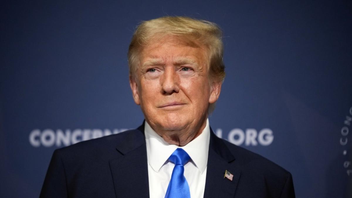 Donald Trump beleidigte US-Pr&auml;sident Joe Biden. (Foto)