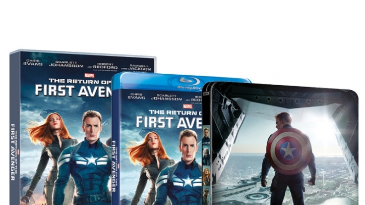 3D-Blu-ray, Blu-ray und DVD zu «The Return of the First Avenger» sind seit dem 14. August 2014 im Handel erhältlich.