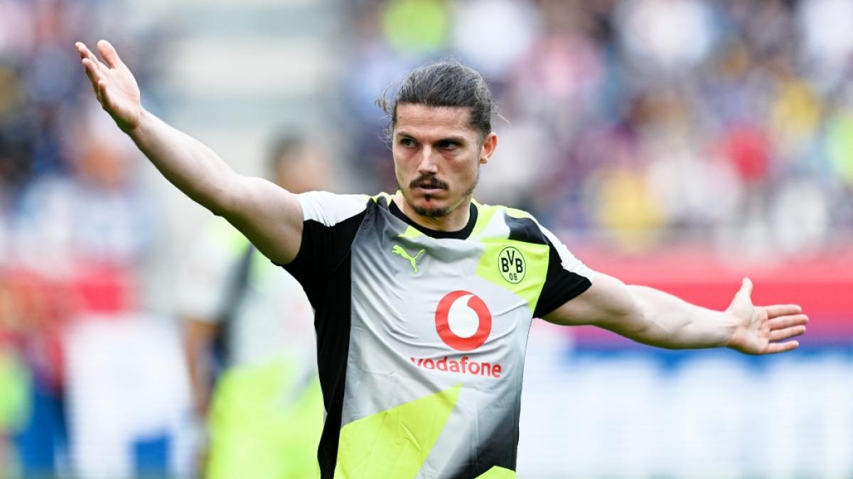 BVB-Star Marcel Sabitzer ist mit Ex-"Bachelor"-Siegerin Katja K&uuml;hne verheiratet. (Foto)