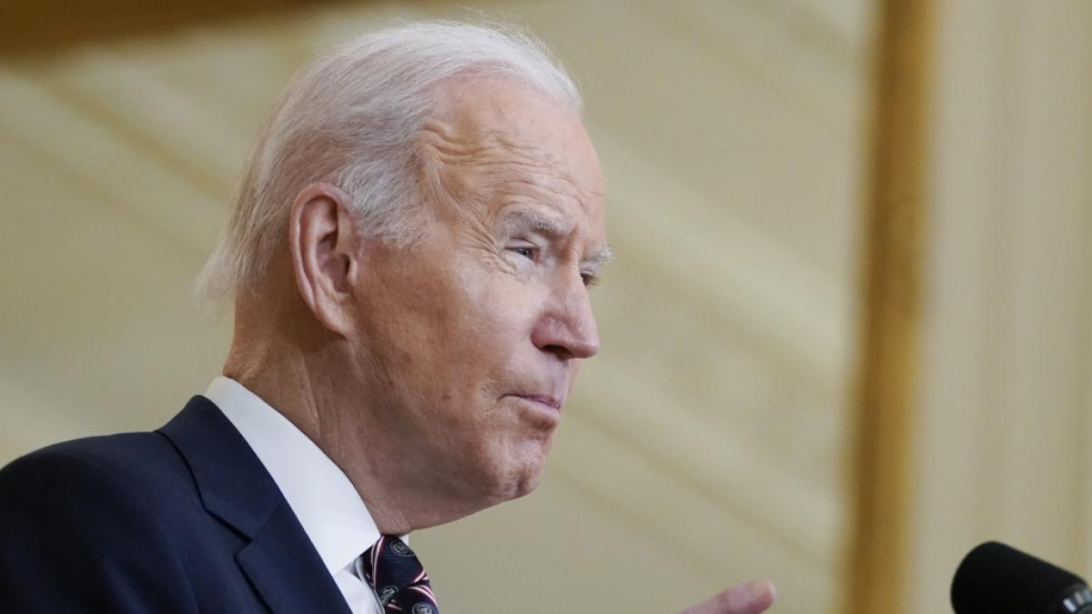 Joe Biden drohte Wladimir Putin nach dessen Entscheidungen im Ukraine-Konflikt. (Foto)