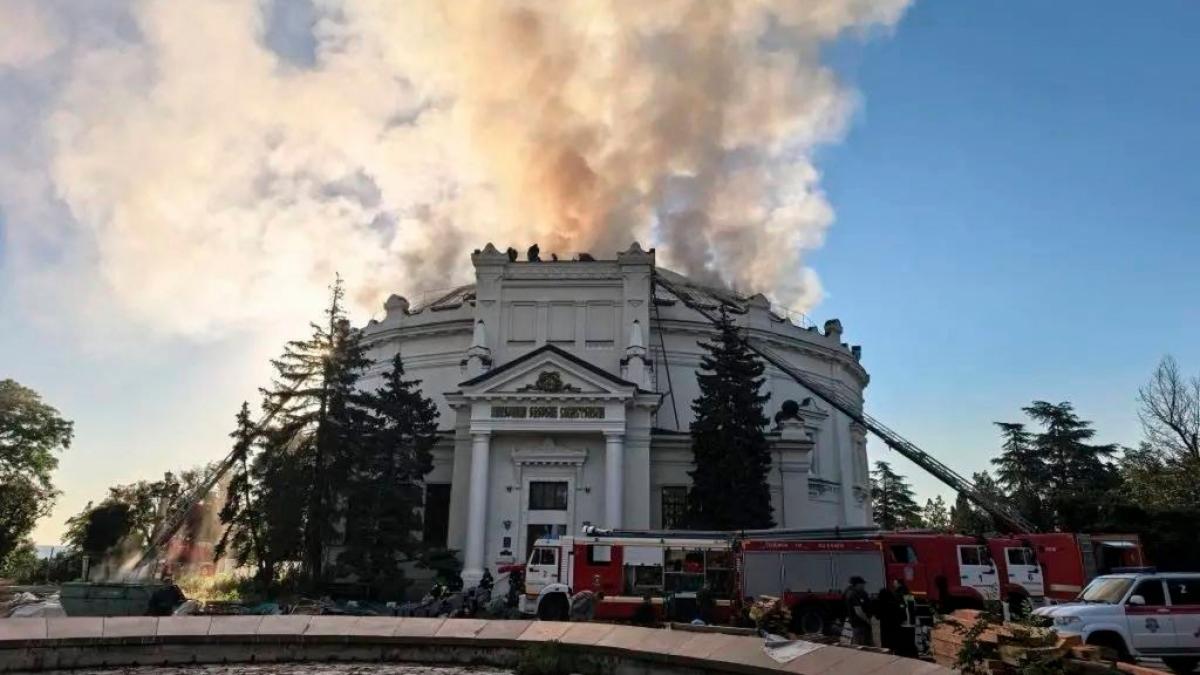Ukrainische Drohnenangriffe wie zuletzt auf das Geb&auml;ude des Panoramas "Verteidigung von Sewastopol 1854-1855" versetzen die Bewohner der Krim in Angst und Schrecken. (Foto)
