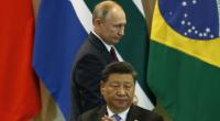 Ji Jinping (unten) und Wladimir Putin verbindet traditionell eine gute Beziehung.