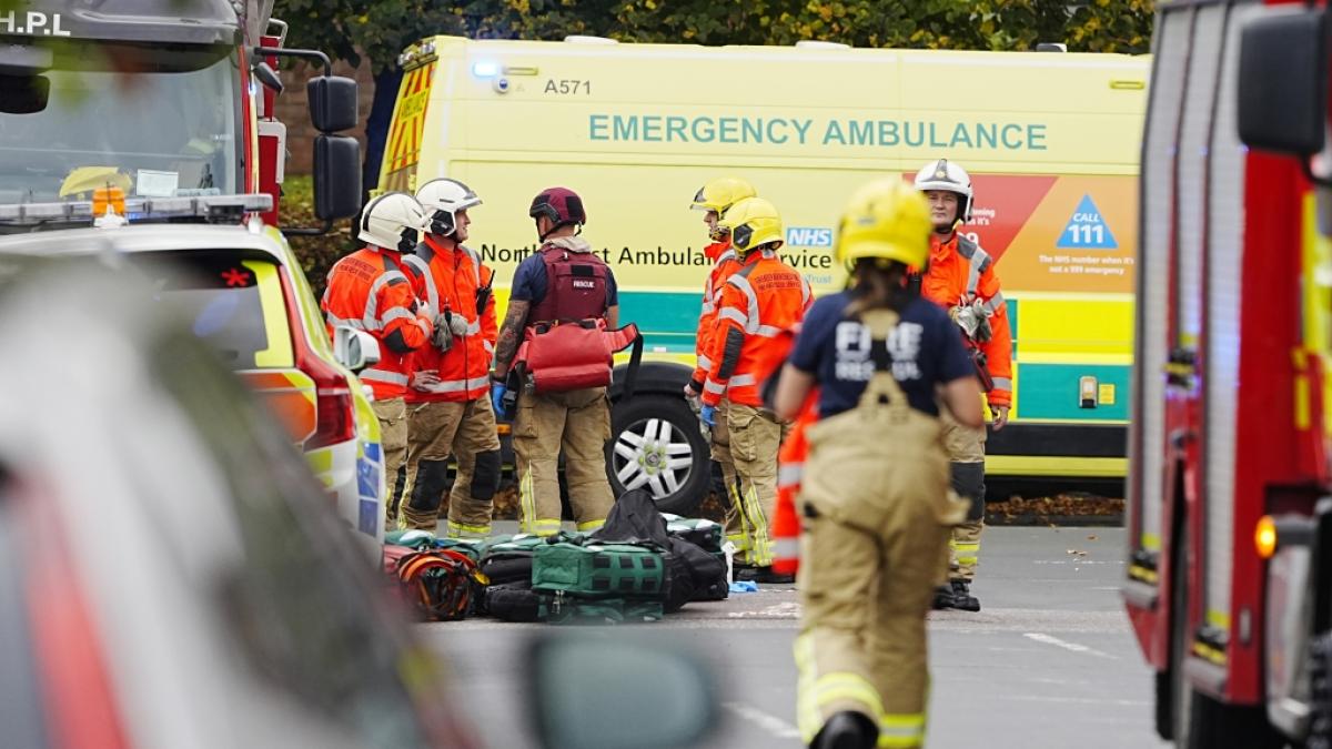Im englischen Manchester sind Rettungskr&auml;fte nach einem Messer-Angriff an einer Synagoge im Gro&szlig;einsatz. (Foto)