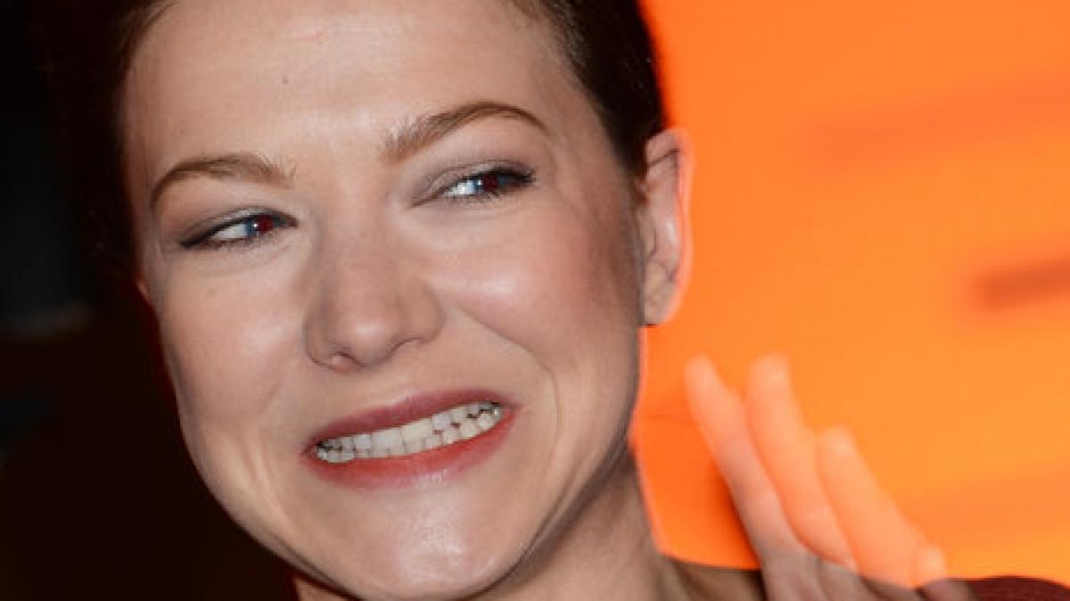 Die Schauspielerin Hannah Herzsprung, Tochter von Bernd Herzsprung, im Jahr 2013 in Berlin. (Foto)