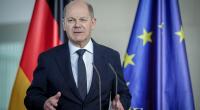 Bundeskanzler Olaf Scholz (SPD) bei einer Pressekonferenz im Bundeskanzleramt.