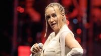 Sarah Connor blutet während ihres Berlin Konzerts plötzlich an der Lippe.