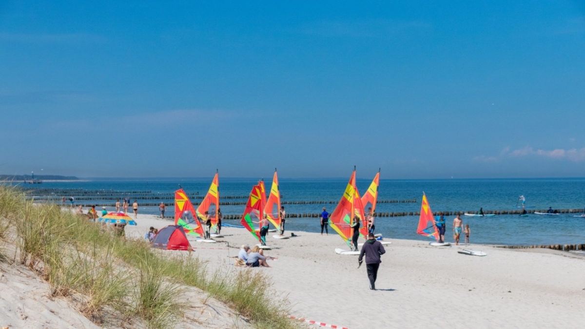 Wind am Meer - der Komplize f&uuml;r Surfer. (Foto)